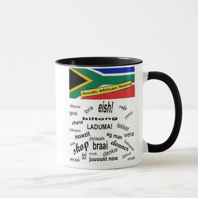 Sul - caneca africana do calão (Direita)