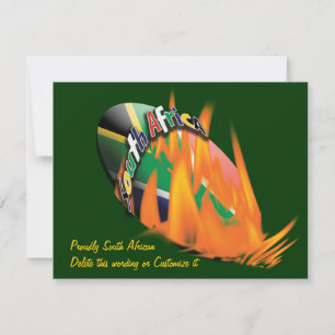 Sul - modelo africano dos convites do rugby