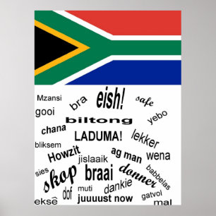 Sul - poster africano do calão