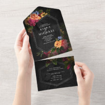Sultry Nights Floral Wedding ID829