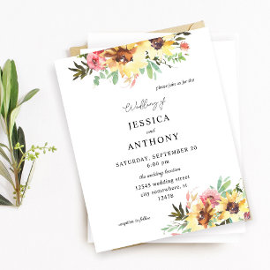 Sumário de Girassol Casamento Floral