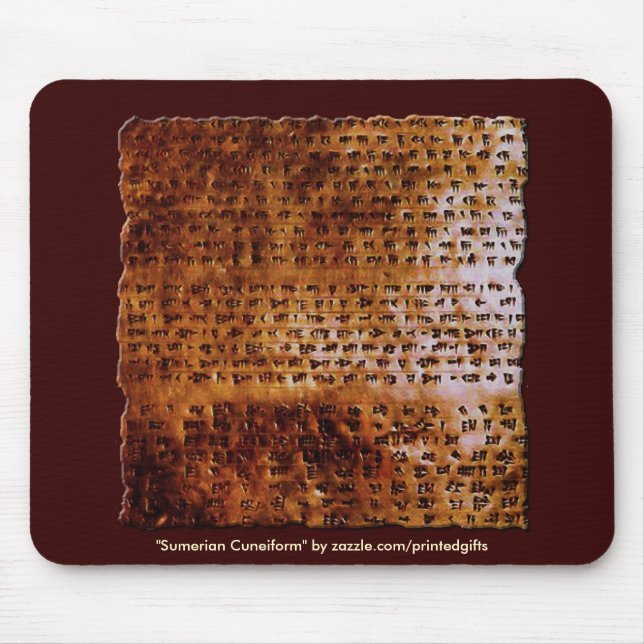 SUMERIAN CUNEIFORM WRITING Mousepad (Frente)