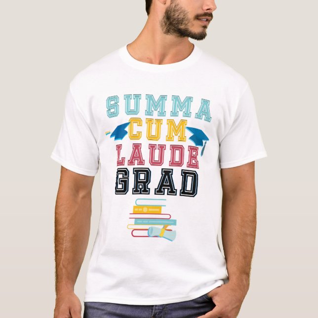 Summa com honras da camisa dos formandos de Laude (Frente)