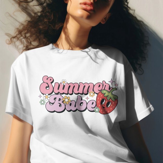 Summer Babe, Camisas de praia, Férias de Verão (Criador carregado)