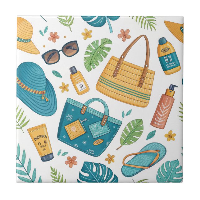Summer Beach Essentials Pattern (1) (Frente)