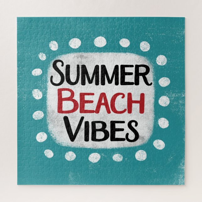 Summer Beach Vibes Jigsee Quebra-cabeça (Vertical)