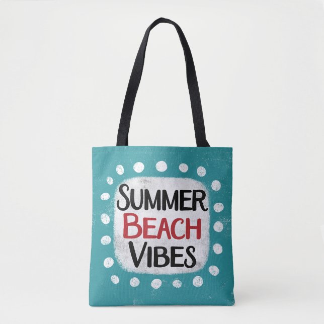 Summer Beach Vibes Tote Bag (Frente)