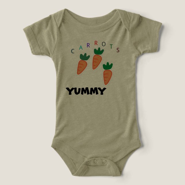 Summer Cute Carrots Yummy (Design frontal)