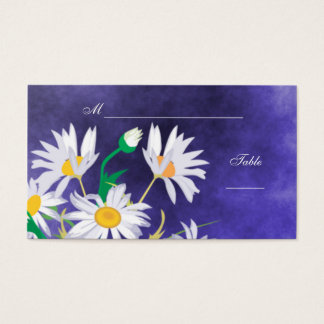 Summer Daisies Place Cards Cartão de visita