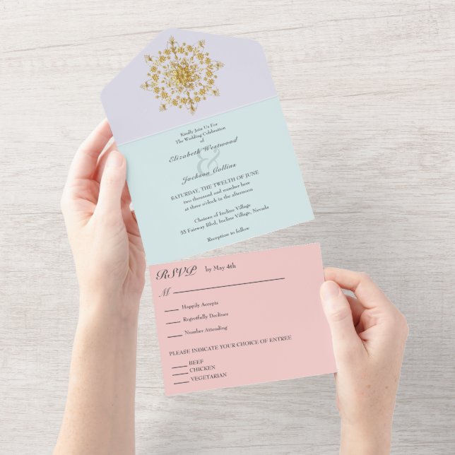 Summer Dourado Mandala Wedding (Aba destacável)