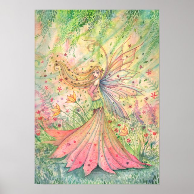 Summer Flower Faerie Poster (Frente)