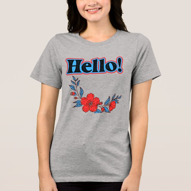 Summer Hello Women's Flower (Frente)
