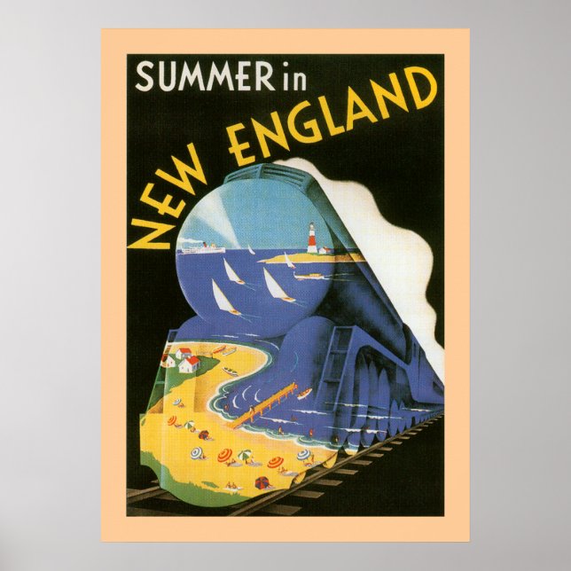 Summer in New England Poster (Frente)