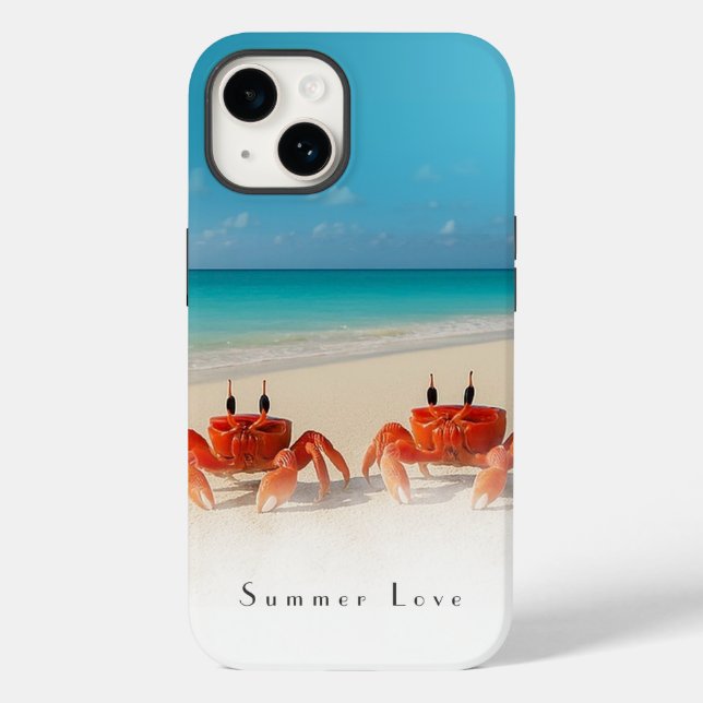 Summer Love - iPhone 14 Tough Case 2 Crabs (Verso)