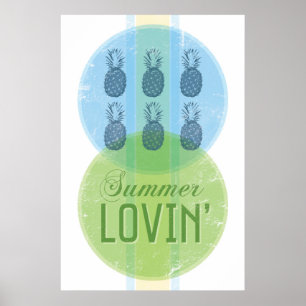 Summer Lovin' Retro Poster