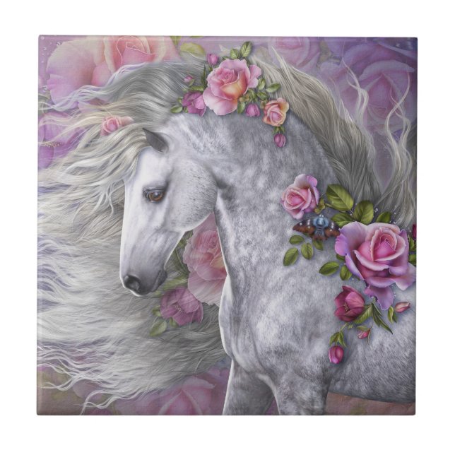 Summer Rose Art Tile (Frente)