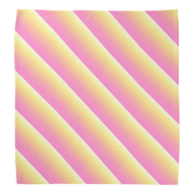 Summer Strips Pink e Yellow Bandana