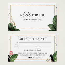 Summer Tropical Deixa Certificado de Presente Pers