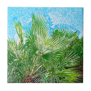 Summer Vibes Palm Tree deixa verde-claro