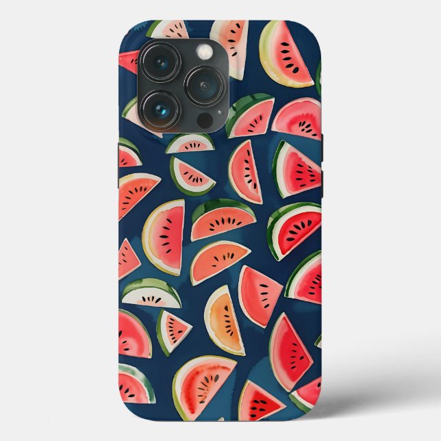 Summer Watercolor Watermelon Slicen Patten (Verso)