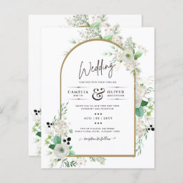 Summer White Roses Emerald Sage Greenerding WEDDIN