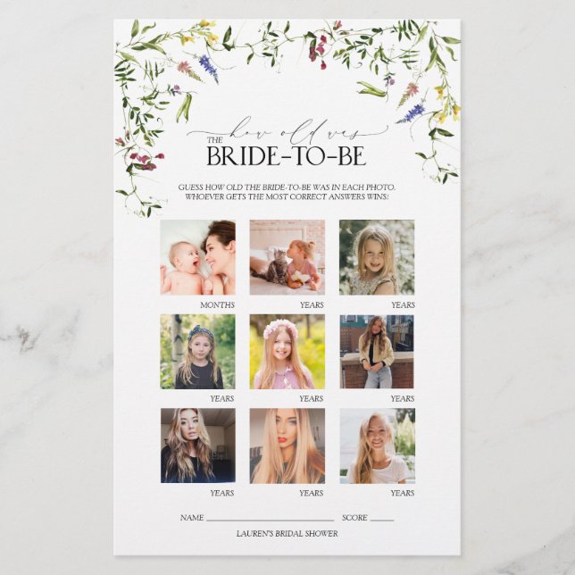 Summer Wilflower Watercolor Game (Frente)