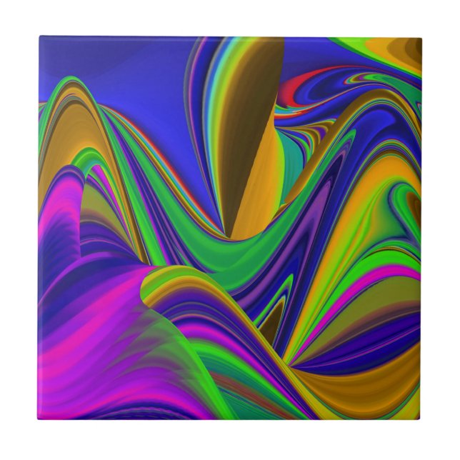 Summerrainbow, Abstrato 3D Rainbowart (Frente)