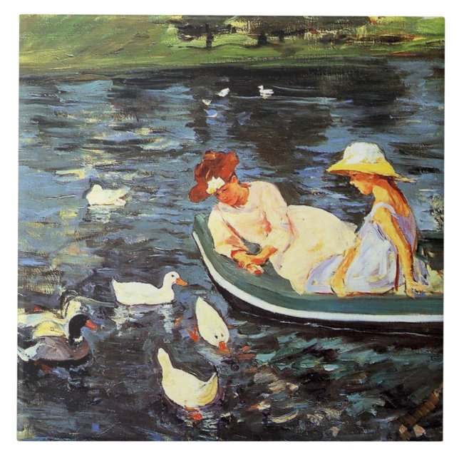 Summertime (por Mary Cassatt) (Frente)