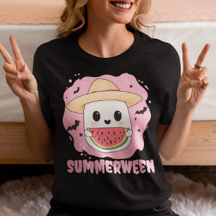 Summerween Cute Ghost Melancia Verão