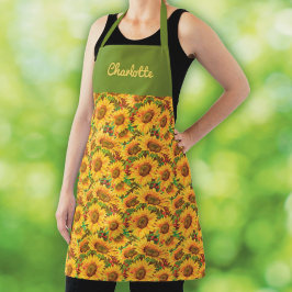 Summery Sunflower Apron