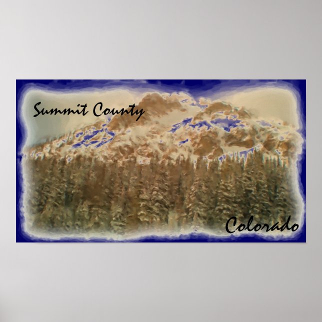 Summit County poster do Colorado (Frente)