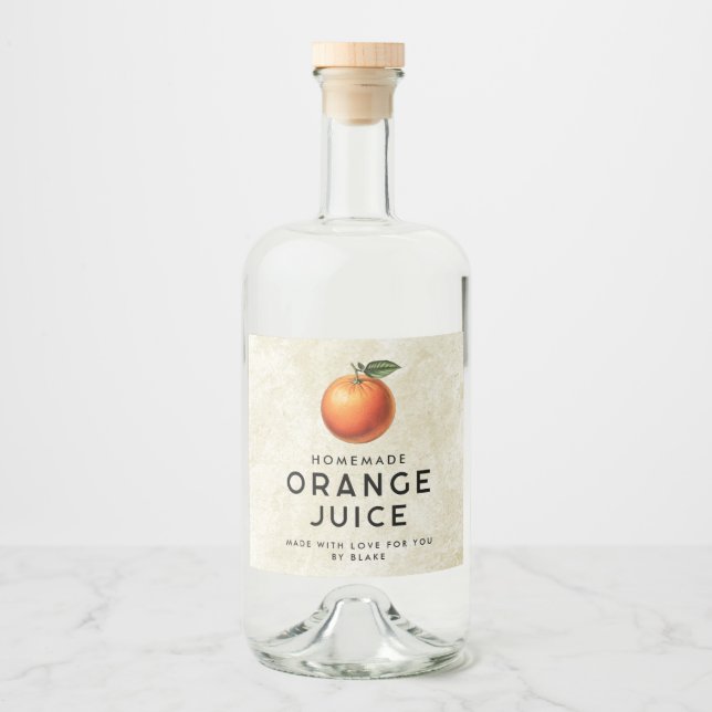 Sumo de laranja caseiro (Frente)