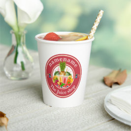 Sumo de Suco com Frio Suavização fruta Nome do fun