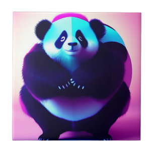 Sumo Panda O Gnasher De Bambu, Azulejo Cerâmico