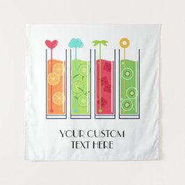 Sumos de Verão tapeçaria personalizada de texto