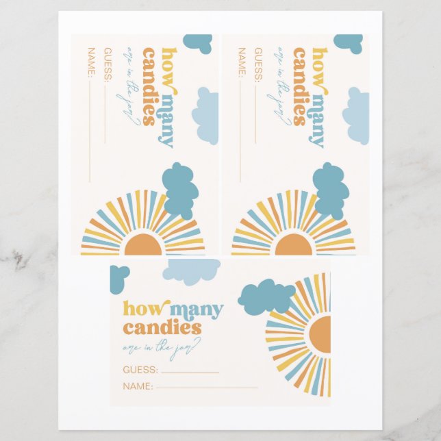 Sun adivinha quantas cartas de candeeiro (Frente)