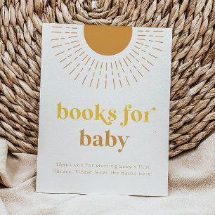 Sun Books Para Sinalização De Bebê Aqui Vem O So
