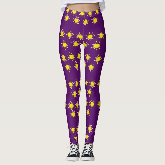 Sun de leggings personalizadas (Frente)