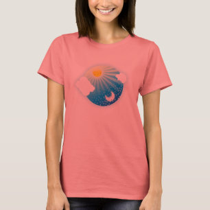 Sun e camisa da boneca da lua (cabida)