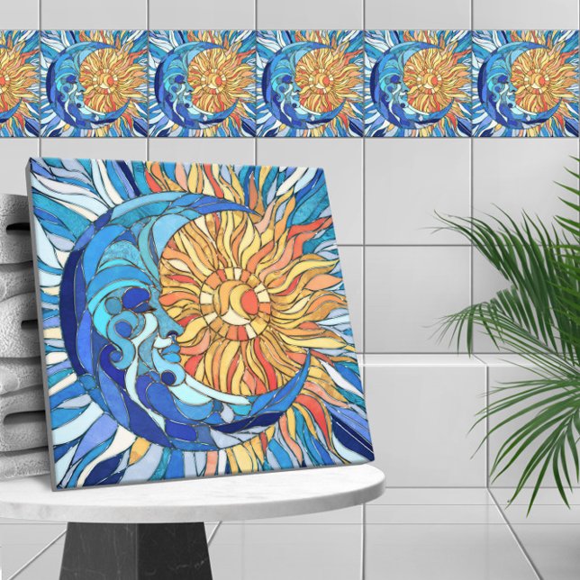 Sun e Moon Mosaico Art (Criador carregado)