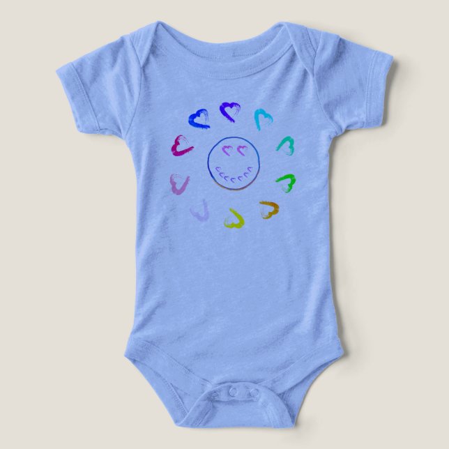 Sun Hearts Baby Bodycase (Design frontal)