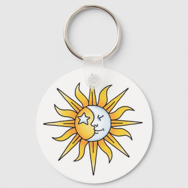 Sun Moon & Star Chaveiro (Frente)