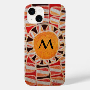 SUN SOLAR ENERGY MONOGRAMA amarelo alaranjado pret