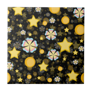 Sun Stars Flores Brilhantes Design