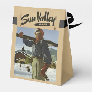 Sun Valley, caixa de Viagens vintage de Idaho