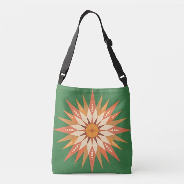 Sunburst Boho Tote Bags (Verso)