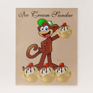 Sundae de Sorvetes de macacos Quebra-cabeça
