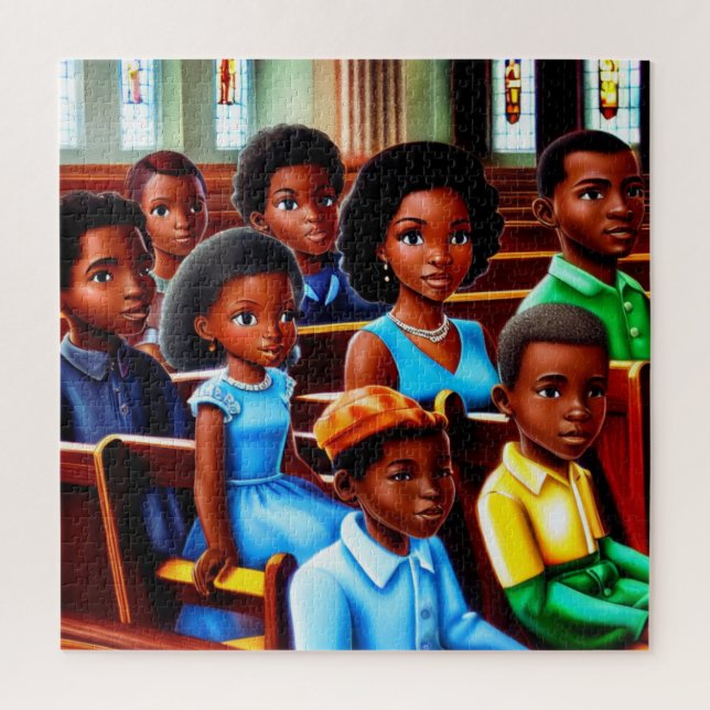 Sunday Morning Christian Jigsee Quebra-cabeça (Vertical)