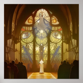 Sunday Service Church Poster