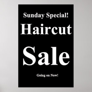 Sunday Special Beauty Salon Poster